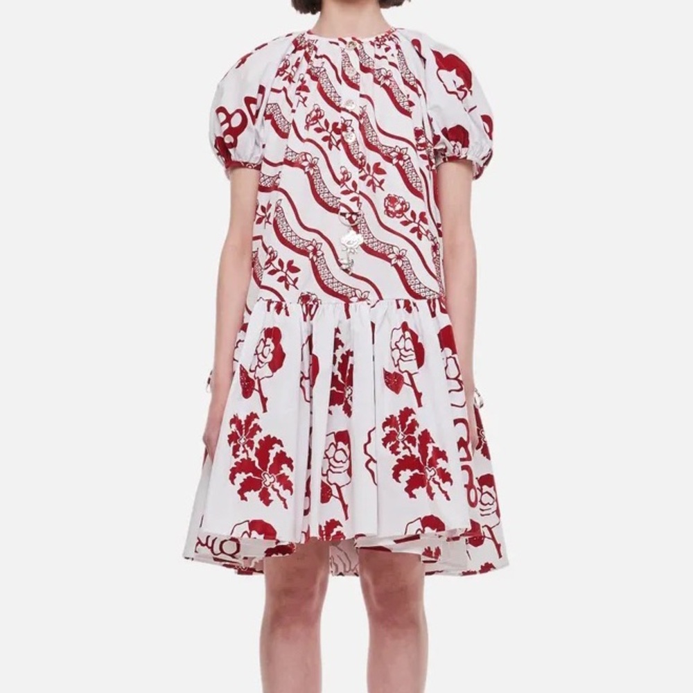 Chopova lowena Efi flocked dress